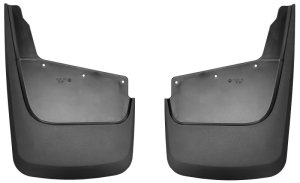 Chevrolet Silverado 3500 Mud Guards - Rear - Husky Liners - FormFit - Black - `20-`22
